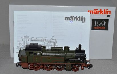 MARKLIN HO Réf. 36741, loco-tender allemande, type 130, T12 des chemins de fer prussiens,...