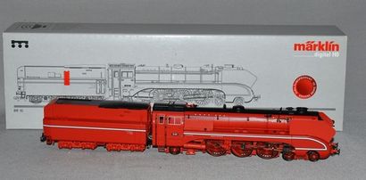 MARKLIN HO Réf. 37082, locomotive à vapeur type pacific BR 10, tender 4 axes, aérodynamique,...