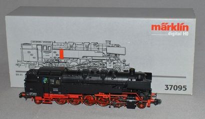 MARKLIN HO Réf. 37095, loco-tender allemande BR 95, type 151, noire, digital codée...