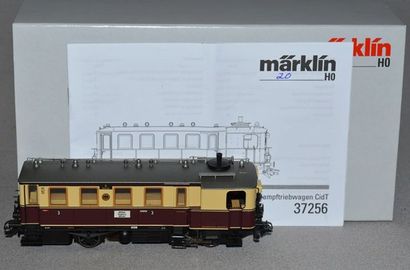 MARKLIN HO Réf. 37256, autorail à vapeur Bauart Kittel CidT de la Deutsche Reichsbahn...