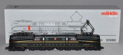 MARKLIN HO Réf. 37490, locomotive électrique américaine CG1 4935 Pensylvania, digital...