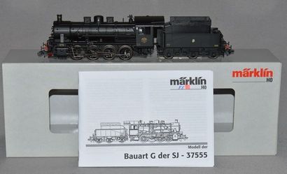 MARKLIN HO Réf. 37555, locomotive suédoise 040, tender 3 axes, série spéciale pour...
