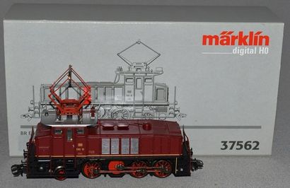MARKLIN HO Réf. 37562, locomotive électrique de manoeuvre C1, modèle BR E60, rouge,...