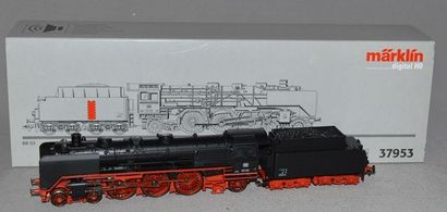 MARKLIN HO Réf. 37953, locomotive allemande pacific BR 03, noire, tender 4 axes,...