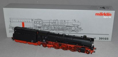 MARKLIN HO Réf. 39103, locomotive pacific allemande, tender 4 axes, type BR 01.10,...