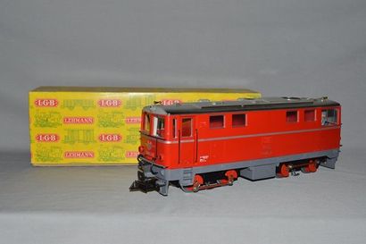 null LGB 2095, locomotive diesel type BB rouge des chemins de fer autrichiens, l....