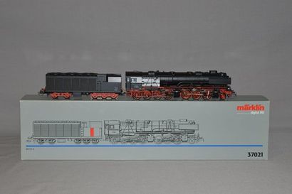 null MÄRKLIN 37021, locomotive à vapeur BR.53K 1340 noire, tender à 5 axes à condensation,...