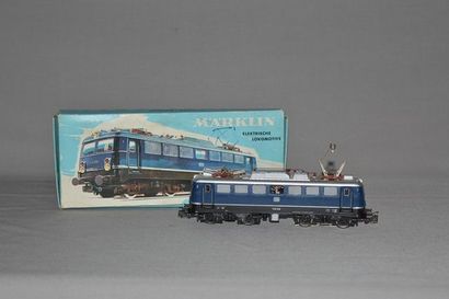 null MÄRKLIN 3039, loco BB bleue de la DB E10 238, boîte bleu clair (EB) [état v...