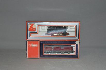 null LIMA (2) : 1640L, loco diesel allemande 221-149-8 en rouge et gris (MB) - 1700L,...