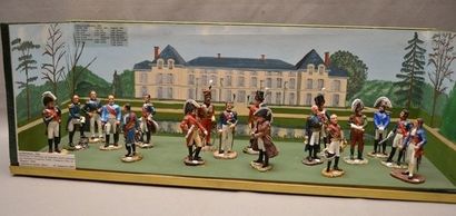 null Diorama (sous vitrine) : LA MALMAISON 1809 - "Maréchaux et généraux de Napoléon...