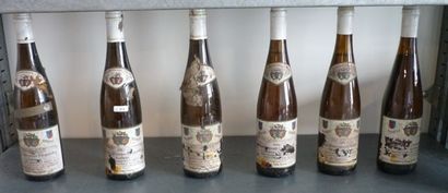 null ALLEMAGNE (RHIN), blanc, lot : Bechtholsheimer Petersberg Auslese 1983, 3 bouteilles...