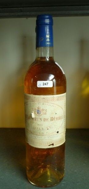 null BORDEAUX (CADILLAC), blanc, Château Brun-de-Berbec 1994, 3 bouteilles [traces...