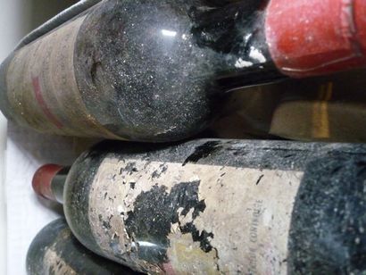 null BORDEAUX, rouge, Château Pardaillan 1964, 5 bouteilles [traces d'humidité, étiquettes...