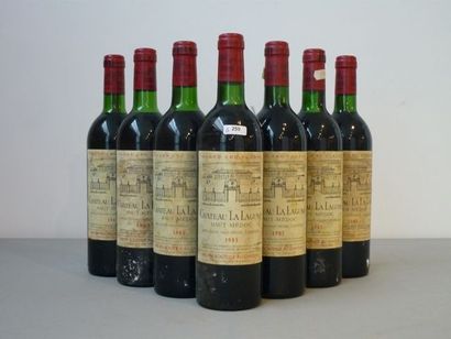 null BORDEAUX (HAUT-MÉDOC), rouge, Château La Lagune 1983, 7 bouteilles.