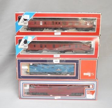 null LIMA, ensemble anglais comprenant : loco diesel CC 9006 "The fife and forfar...