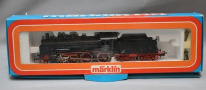 null MÄRKLIN 3099, locomotive à vapeur 38 3553 noire, type 230, tender 4 axes, neuve...