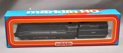 null MÄRKLIN 3094, locomotive 231 en noir et argent, tender 4 axes, 2 phares, l....