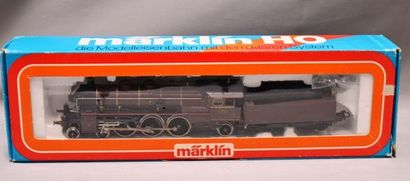 null MÄRKLIN 3111, locomotive à vapeur 231 brune et noire n° 5920 de la SNCB, tender...