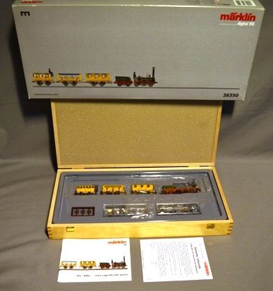 null MÄRKLIN 26350, train de voyageurs historique "Adler" (MB), neuf en boîte gr...