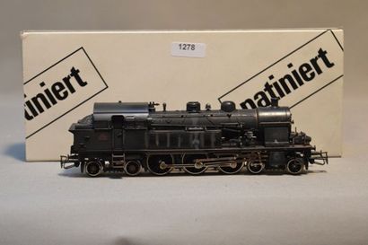 null MÄRKLIN 3117, locomotive à vapeur de la SNCF, en noir patiné, années 1984-87,...