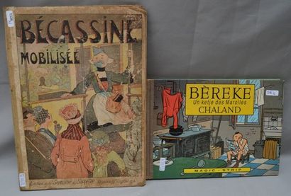 null Lot de 2 livres : BEREKEE, "Un ketje des Marolles", numéroté 0330 et BÉCASSINE,...