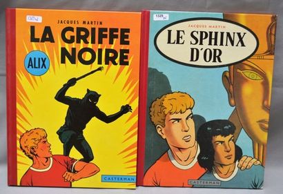 null ALIX, Jacques Martin, "Le Sphinx d'or" et "La Griffe noire", éditions Casterman,...