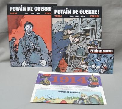 null TARDI & VERNEY, "Putain de Guerre" en deux tomes", éditions Casterman 2008,...