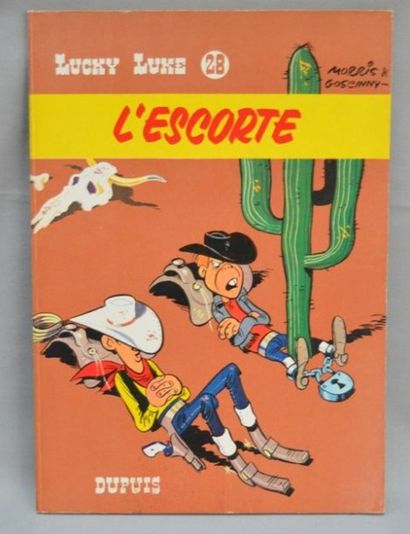 null LUCKY LUCKE, MORRIS & GOSCINNY, n°28 - "L'Escorte", Dupuis, édition originale,...