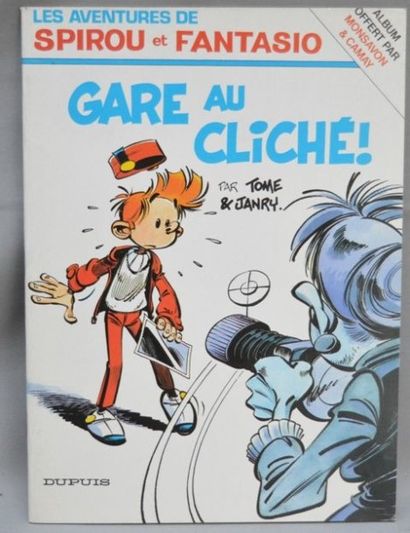 null TOME JANRY, "Gare au Cliché" - Les aventures de Spirou et Fantasio, rare album...