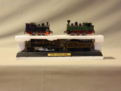 null MÄRKLIN, 2 locomotives : 3029, noire - et 3087, verte du KLVM [bon état et en...