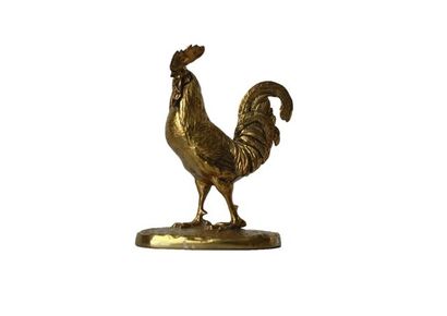 MENE Pierre-Jules (1810-1879) "Coq", XIXe, sujet en bronze, signé sur la terrasse,...