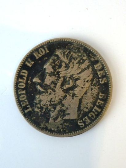 BELGIQUE Dix-neuf pièces de 5, 20, 50 et 100 francs, 1873-1960, argent, 272 g en...