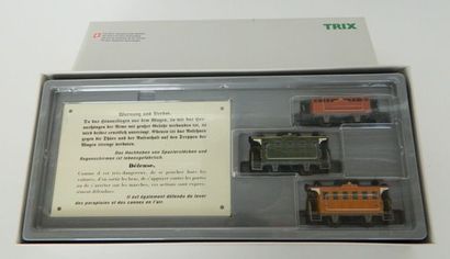 null TRIX 21219, premier train suisse "Spanisch Brötli Bahn", 3 voitures (MB).