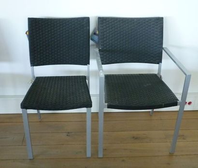 null Ensemble de six fauteuils de jardin Royal Botania (marque de qualité et résistante)...