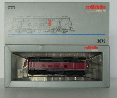 null MÄRKLIN 3679, locomotive diesel BB, série BR 216 de la DB en rouge et gris,...