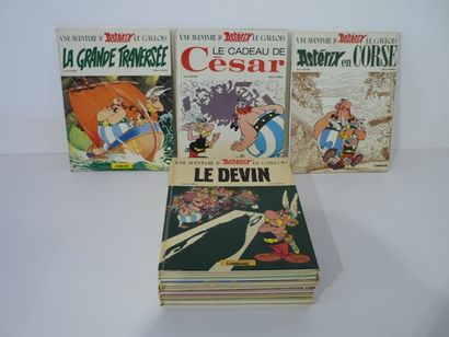 null GOSCINNY R. et UDERZO A., Une aventure d'Astérix le Gaulois, ensemble de 13...