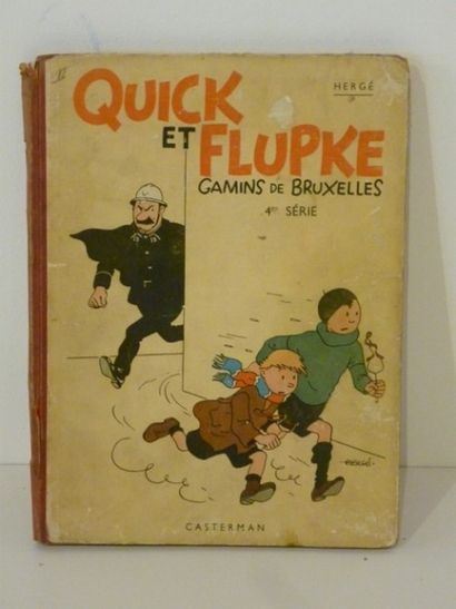 null HERGÉ, REMI Georges dit (1907-1983), Quick et Flupke, Gamins de Bruxelles (édition...
