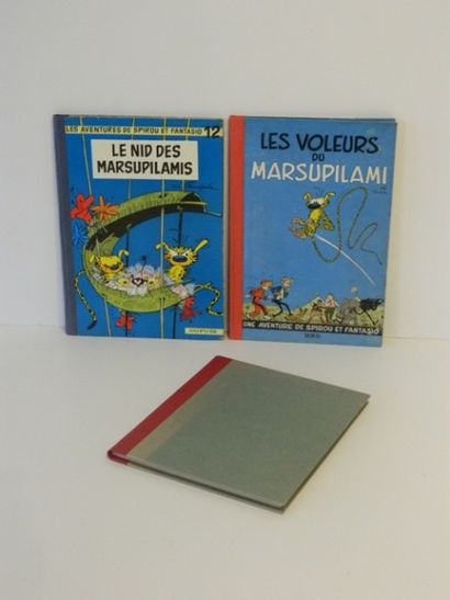 null JIJÉ, "Les Aventures de Spirou" ; FRANQUIN, "Les Voleurs du Marsupilami" et...