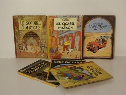 null HERGÉ, REMI Georges dit (1907-1983), Les Aventures de Tintin, "Le Sceptre d'Ottokar"...