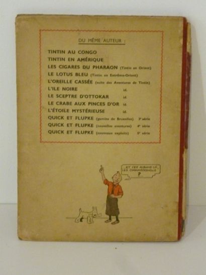 null HERGÉ, REMI Georges dit (1907-1983), Les Aventures de Tintin, "L'Étoile mystérieuse"...