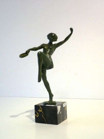FAYRAL, LE FAGUAYS Pierre dit (1892-1962) [attribué à] "Danseuse au tambourin", circa...