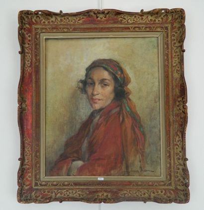 MADYOL Jacques (1871-1950) "La Gitane", XXe, huile sur toile, signée en bas à droite...
