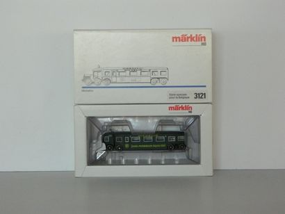 null MÄRKLIN 3121, micheline "Michelin jouets Märklin depuis 1859" en vert, série...