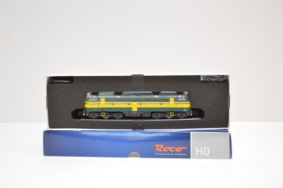 null ROCO, loco diesel belge CC verte à lignes jaunes, type 5317 (MB) [en ordre de...