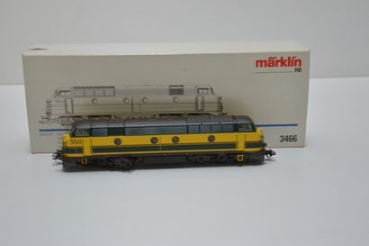 null MÄRKLIN 3466, loco diesel belge CC, série 55 n° 5541, Delta et digital, boîte...