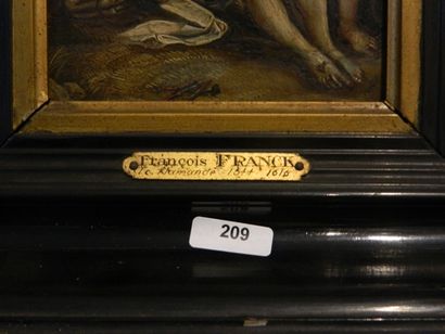 ÉCOLE FLAMANDE - FRANCK François (1544-1616) [attribué à] "Le Christ ressuscité",...