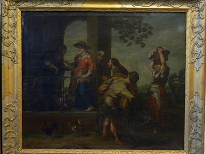 ÉCOLE FLAMANDE - RUBENS Peter Paul (1577-1640) [d'après] "La Visitation" et "La Présentation...