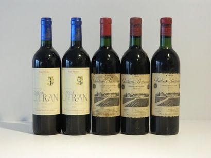 null Bordeaux, Pessac-Léognan, trois bouteilles du Château Bouscaut, Cru Classé de...