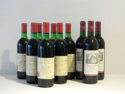 null Bordeaux, Pessac-Léognan, trois bouteilles du Château Olivier, Cru Classé de...