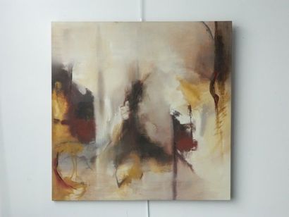 VAN LIERDE "Composition abstraite", 2004, huile sur toile, signée et datée au dos,...